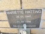 HATTING Mariette 1940-1998