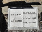 OLIVIER H.J. 1883-1968