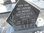BEER Magdelena nee MARAIS 1939-1978