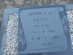 BRITS Hester A.J. nee DEYSEL 1914-1978