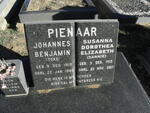 PIENAAR Johannes Benjamin 1910-1980 & Susanna Dorothea Elizabeth 1915-2007