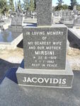 JACOVIDIS Mirsini 1919-1982