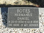 BOTES Hermanus Daniel 1934-1985