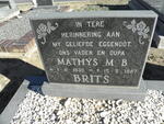 BRITS Matthys M.B. 1930-1987