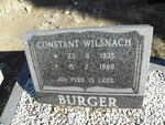 BURGER Constant Wilsnach 1935-1988