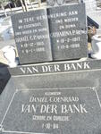 BANK Daniel C.P., van der 1915-1988 & Catharina P. 1917-1988 :: VAN DER  BANK Daniel Coenraad 1984-1984
