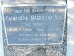 NEL Catharina Magrietha nee CHOBIE 1869-1967
