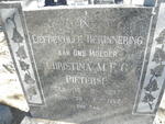 PIETERSE Christina M.F.G. 1897-1962