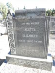 REPPERT Aletta Elizabeth nee DE VRIES 1900-1986