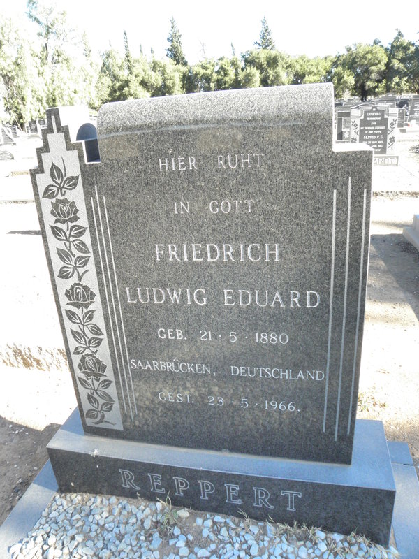 REPPERT Friedrich Ludwig Eduard 1880-1966