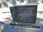 AARDE Daniel Jakobus, van 1900-1987 & Suasanna Elizabeth D. BOTES 1907-1989