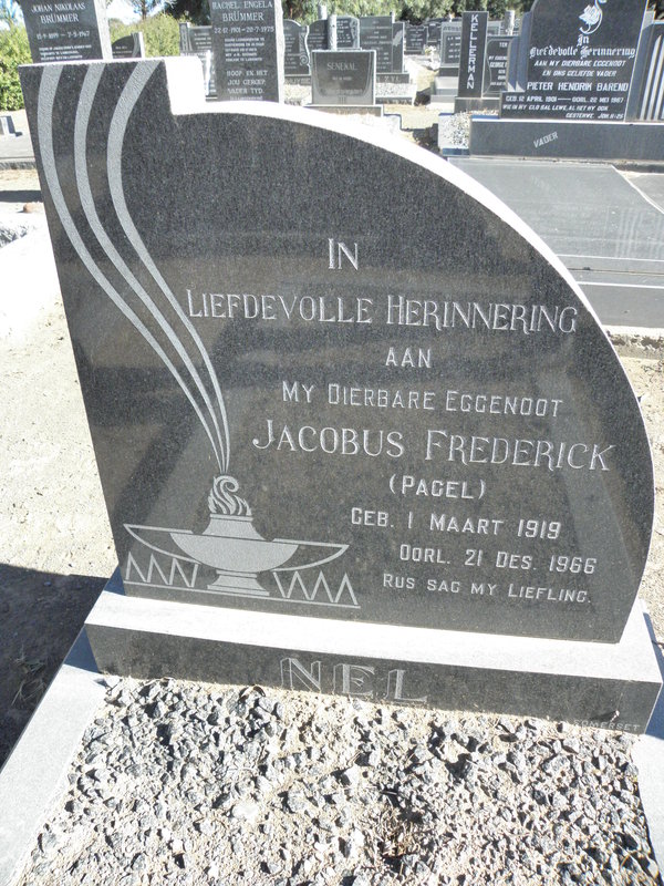 NEL Jacobus Frederick 1919-1966