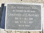 BANTJES Johannes J.E. 1888-1967