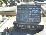 TINDERHOLM Bernardus Stephanus 1908-1974 & Elizabeth Francina 1914-2001