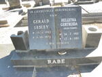 RABE Gerald Lesley 1922-1974 & Helletha Gertruida THERON 1925-2002