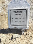 BLAUW Kaylyn 2004-2011
