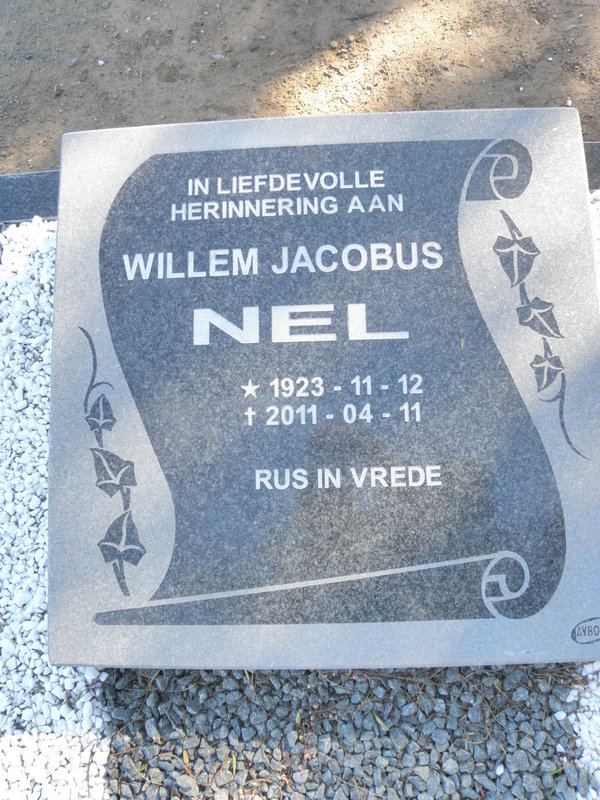 NEL Willem Jacobus 1923-2011