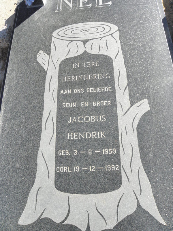 NEL Jacobus Hendrik 1959-1992