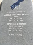 NEL Jacobus Marthinus Petrus 1936-2001 & Dorethea Christina KOORTS 1935-2006