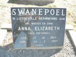 SWANEPOEL Anna Elizabeth nee PRETORIUS 1907-1997
