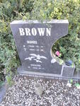 BROWN Daniel 1934-2004