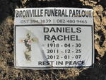 DANIELS Rachel 1918-2011