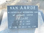 AARDE Elsabe, van 1923-2000