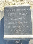 CRAWFORD Geesie Maria nee VAN PUTTEN 1919-1997
