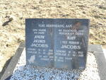 JACOBS Joseph Jacobus 1916-1999 & Mary MURRAY 1922-1988