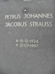STRAUSS Petrus Johannes Jacobus 1924-1987
