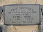 ADAMS Thomas 1904-1990