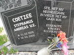 COETZEE Stephanus Andreas V.E. 1926-2000