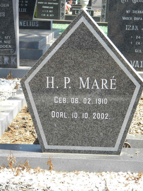 MARÉ H.P. 1910-2002