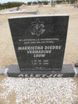 LOUW Magrietha Diedre Vernadine 1960-2009