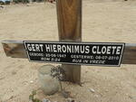 CLOETE Gert Hieronimus 1947-2010