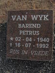 WYK Barend Petrus, van 1940-1992