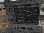 HENDRIKSE Hermias Nieuwoudt 1894-1962