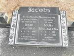 JACOBS David Jacobus 1906-1983 & Maria Magdalena 1915-1988