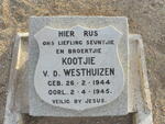 WESTHUIZEN Kootjie, v.d. 1944-1945