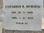 MYBURGH Stephanus B. 1869-1935