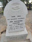 EKKERD Joh. Cathrina nee V.D. MERWE 1877-1948