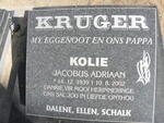 KRUGER Kolie Jacobus Adriaan 1939-2002