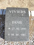 VIVIERS Fanie 1936-1985
