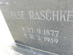 RASCHKE Else 1877-1959