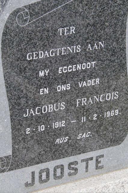 JOOSTE Jacobus Francois 1912-1969