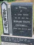 COTTERRELL Bernard Ralph  -1965
