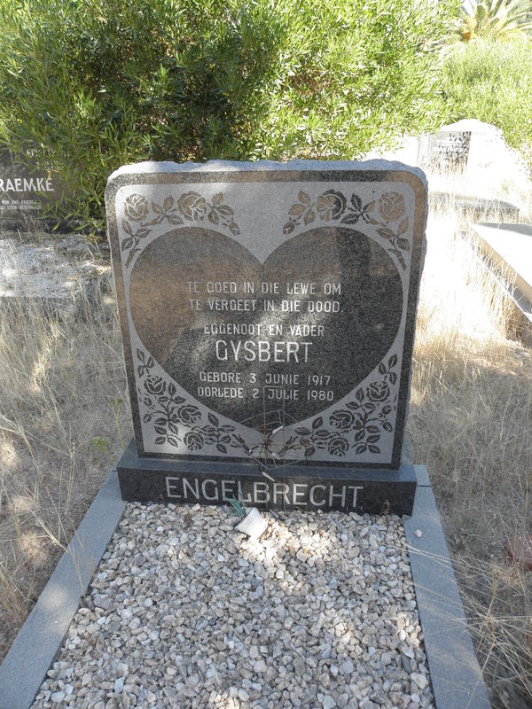 ENGELBRECHT Gysbert 1917-1980