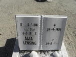 LENSING Alta 1954-1964