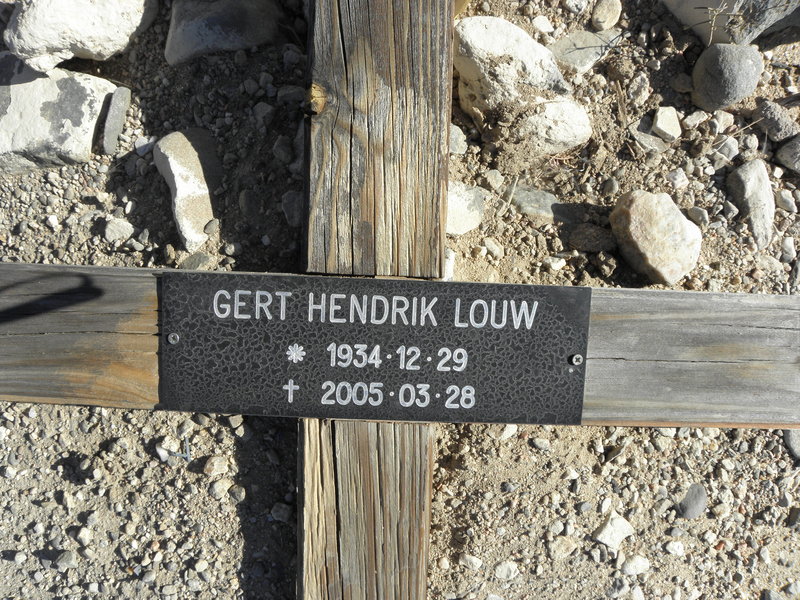 LOUW Gert Hendrik 1934-2005