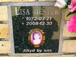 BESTER Lisa 1972-2008